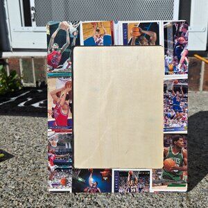 Vintage basketball card picture frame